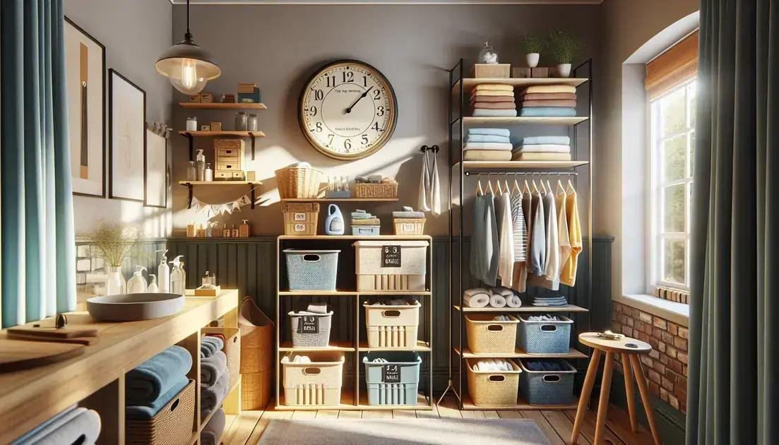 A Regra das 5 Minhas Para Manter a Lavanderia Sempre Organizada Sem Esforço