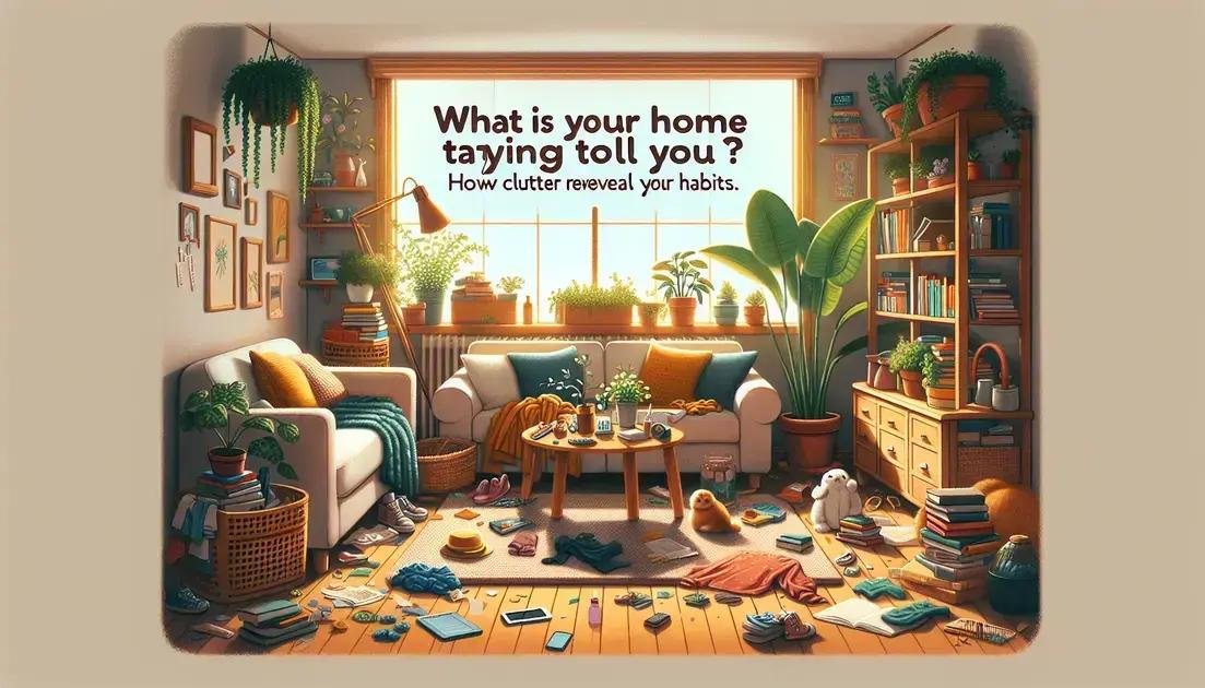 O Que Sua Casa Está Tentando Te Dizer? Como a Bagunça Pode Revelar Seus Hábitos